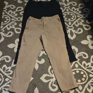Old Navy OG Chinos Black and Tan Bundle